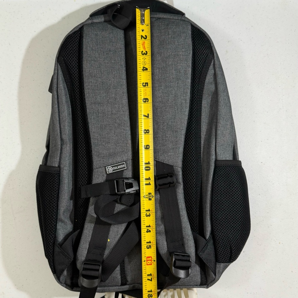 Oulanshi School Business Laptop Backpack with USB Charging Port Unisex NWT - Picture 10 of 17